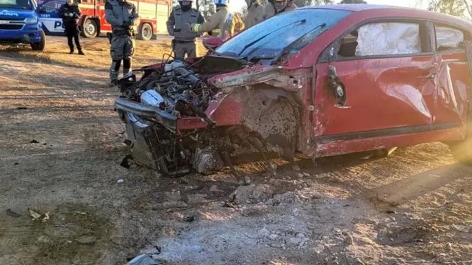Un menor manejó en la ruta y protagonizó un accidente