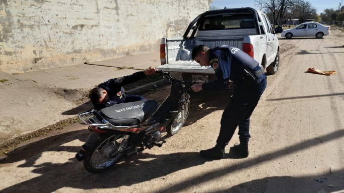Robó una moto, un vecino lo vio y terminó preso