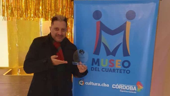 El villamariense "Palito" Sánchez fue distinguido en el Día del Cuarteto