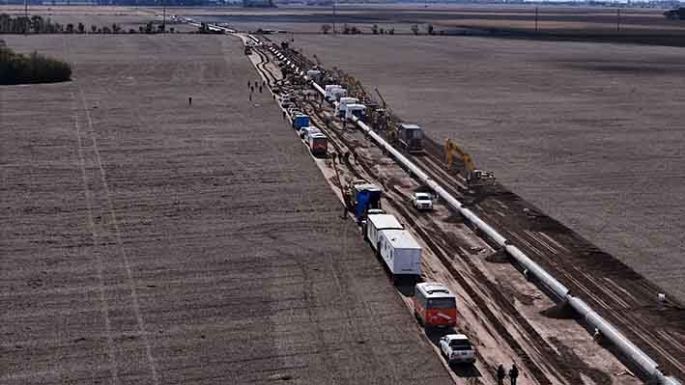 Finalizaron los trabajos de soldaduras