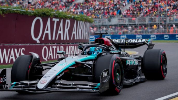 Russell logró la pole