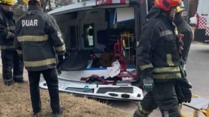 Motociclista herida y tres intoxicados con monóxido