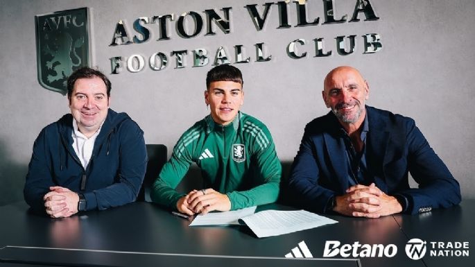 Barrenechea ya firmó con el Aston Villa y será compañero del "Dibu" Martínez