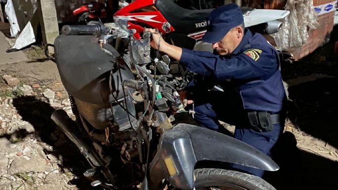 Recuperaron una motocicleta robada días atrás