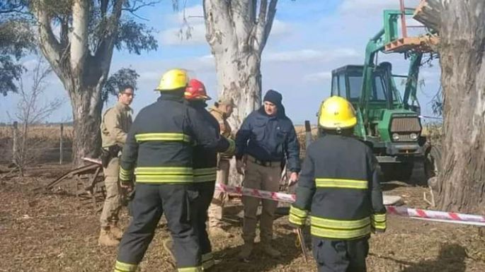 Falleció el hombre que cayó del árbol que estaba podando