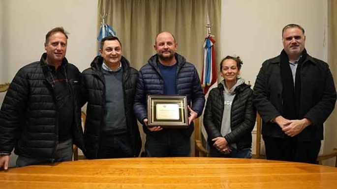 El municipio reconoció al Club San Martín por su aniversario