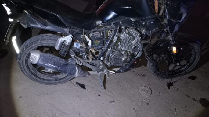 Un motociclista resultó con lesiones graves tras chocar contra un auto