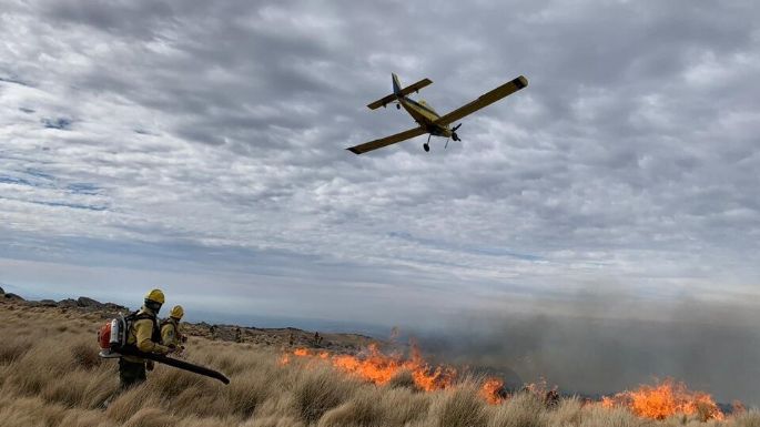 Tres detenidos por los incendios en el cerro Champaquí