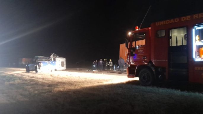 Un herido tras un choque entre dos camiones en la autopista