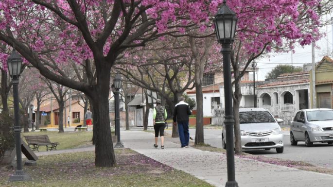 Semana con viento, cambios de temperatura y calor hacia el jueves en Villa María