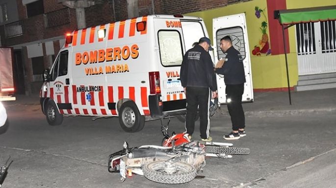 Un niño herido de gravedad al ser arrollado por una moto en Villa Nueva