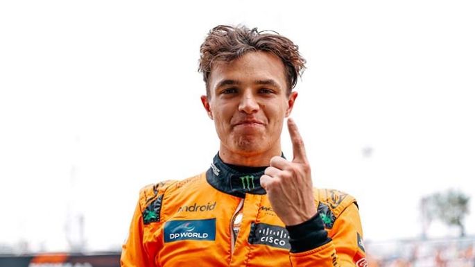 Lando Norris logró la pole