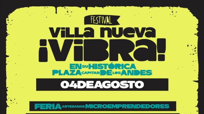 Se desarrollará el Festival Villa Nueva ¡Vibra!