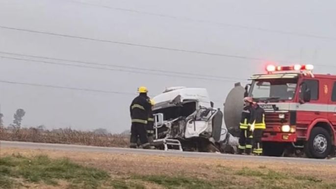 Murieron dos conductores luego de chocar en la ruta
