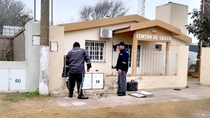 Obras en el centro de salud