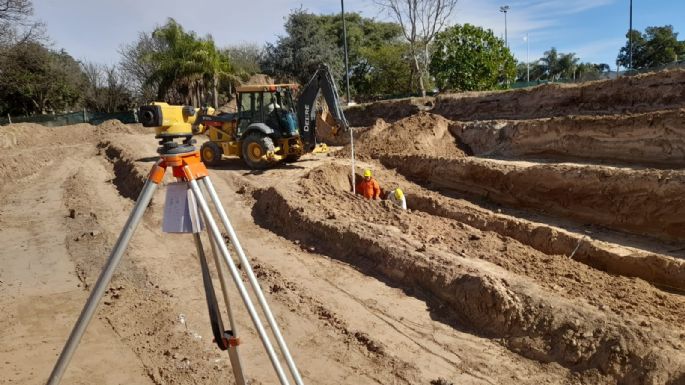 Comenzó el armado de estructuras en el túnel Hermanos Seco