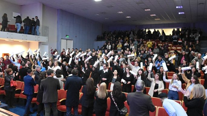 Nuevo acto de colación en la Universidad Nacional (UNVM)