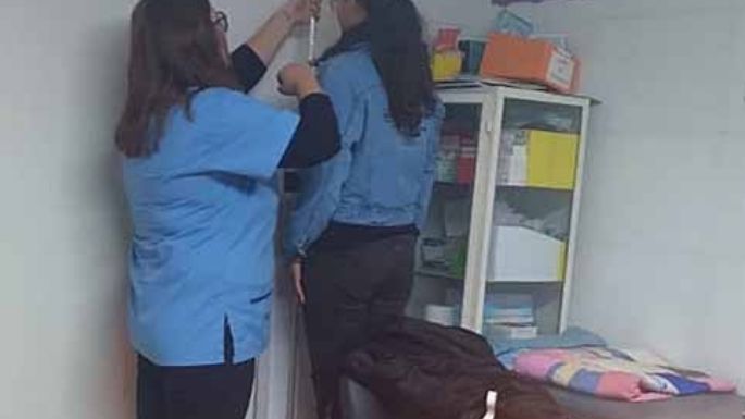 Realizan las fichas médicas en Las Playas