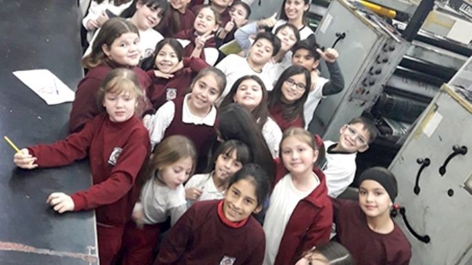 Niñas y niños de las Rosarinas, en casa