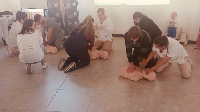 Capacitaron a personal municipal en RCP y primeros auxilios