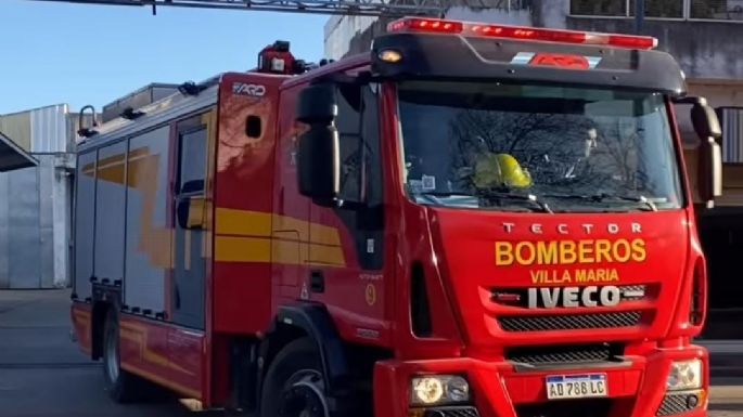 Sofocaron un incendio de rastrojo de maíz en zona rural