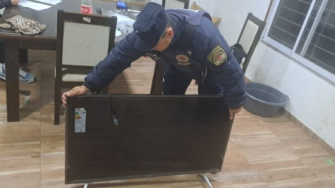Recuperaron un televisor robado tras un allanamiento