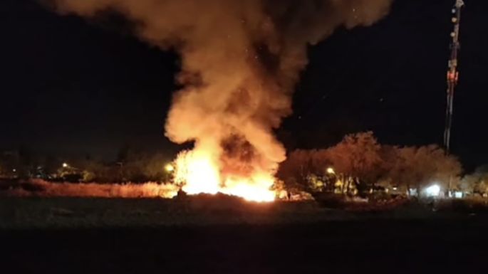 Fuego en los puntos limpios de los barrios Botta y Bello Horizonte