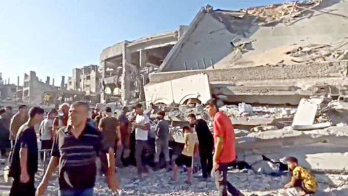 Al menos 15 palestinos muertos  por un bombardeo israelí en Gaza