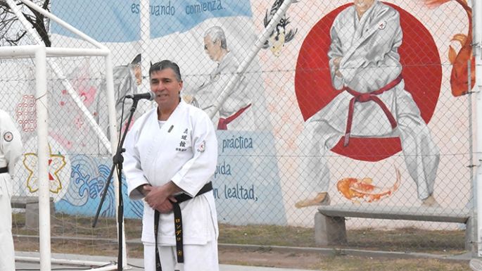 Ya tiene el nombre del Sensei José Caminos