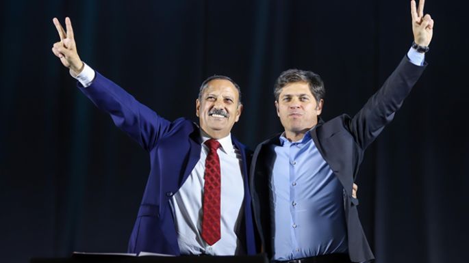 Quintela y Kicillof, juntos