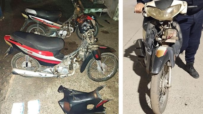 Recuperaron otras tres motocicletas y ya van...