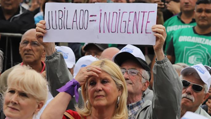 Hay 5 millones de jubilados por debajo de la línea de pobreza