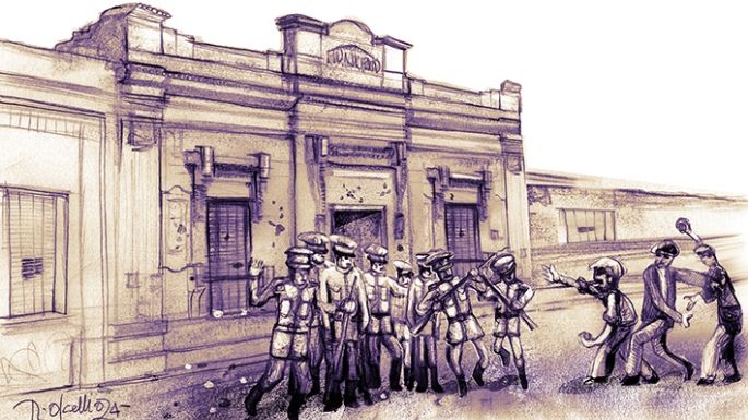 Apedrearon la Municipalidad  de Villa María en 1935