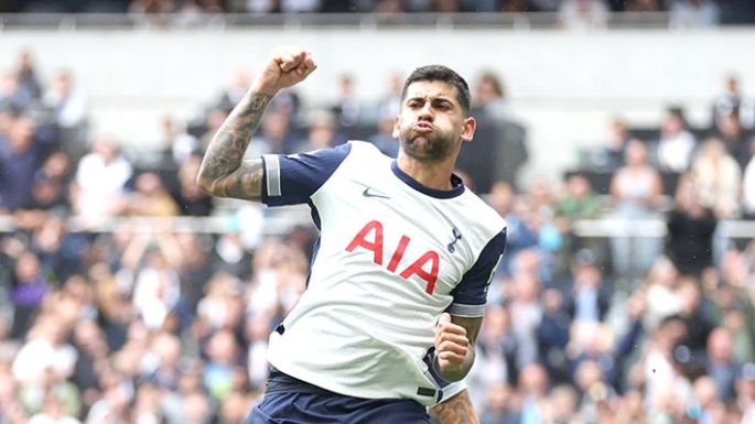 Gol de Cuti en la goleada del Tottenham