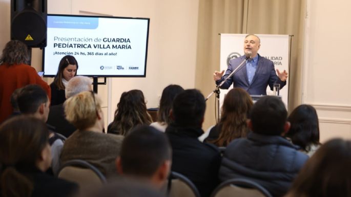 Villa María sumará un nuevo servicio de Guardia Pediátrica las 24 horas