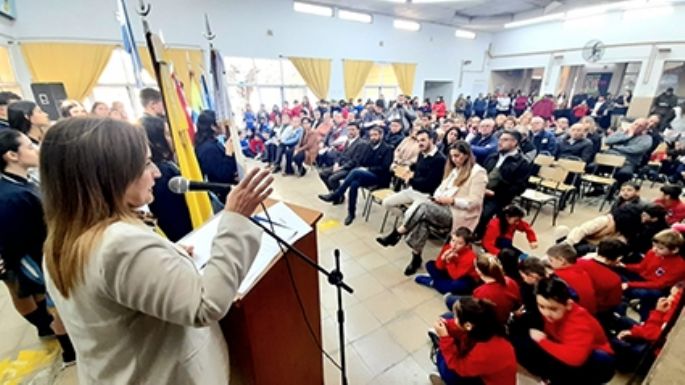 La vicegobernadora inauguró dos aulas