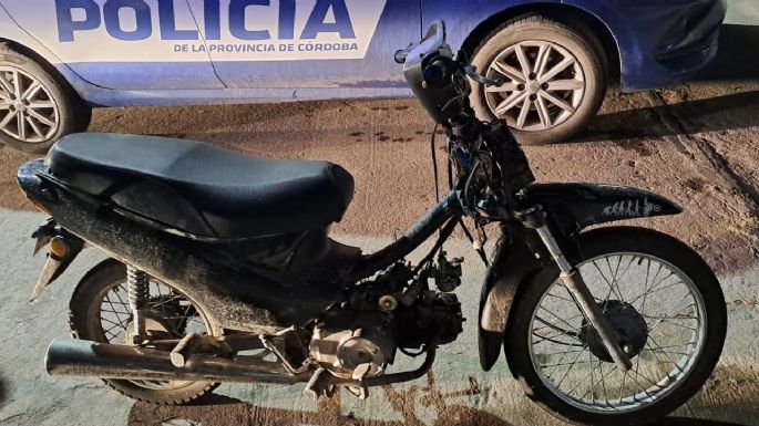 Joven detenido por circular en una moto con un dominio que no le pertenecía