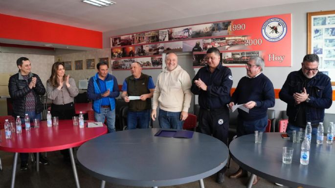Bomberos recibieron aportes por más de 32 millones de pesos
