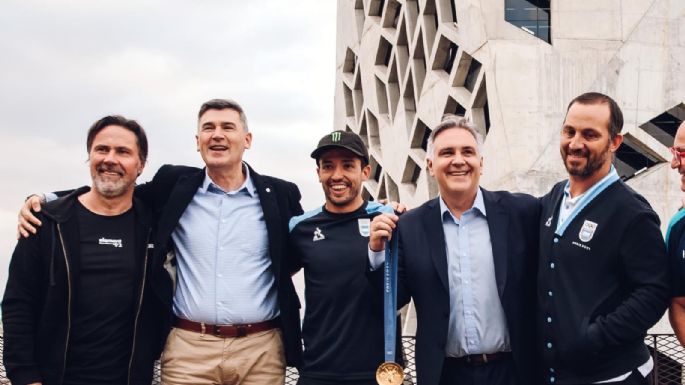 Llaryora recibió al medallista de oro olímpico “Maligno” Torres