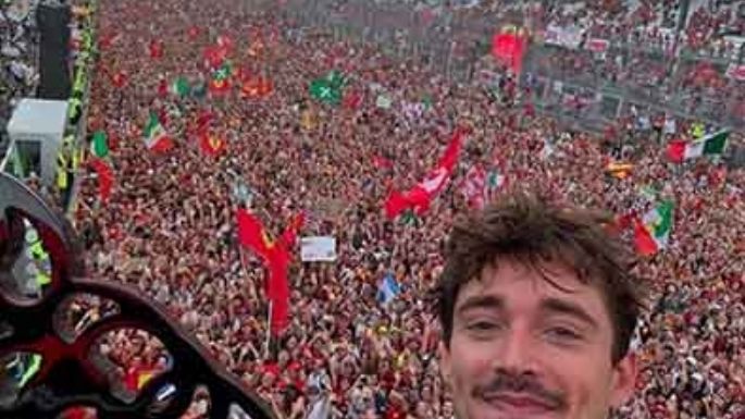 Charles Leclerc se quedó con la victoria en Monza