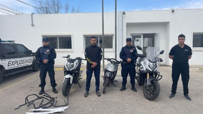 Recuperaron motos robadas de distintos complejos habitacionales