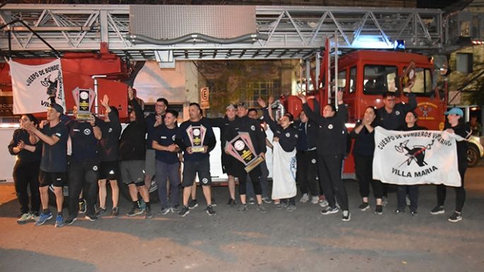 Triunfan bomberos olímpicos