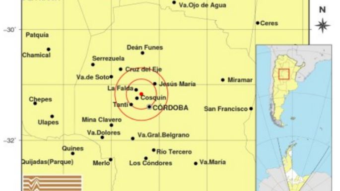 Cordobeses sintieron un temblor en distintas localidades