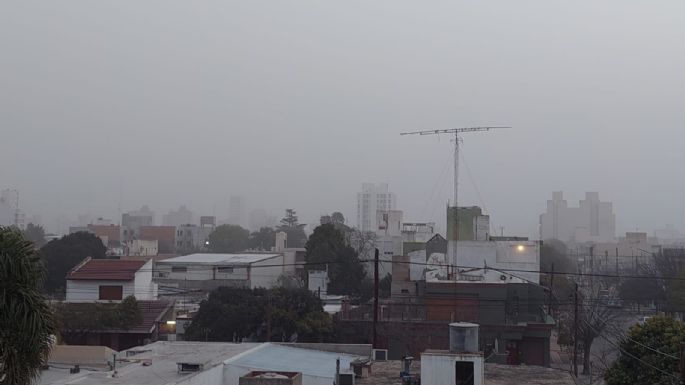 ¿Qué es lo que cubrió el cielo de la ciudad esta tarde?