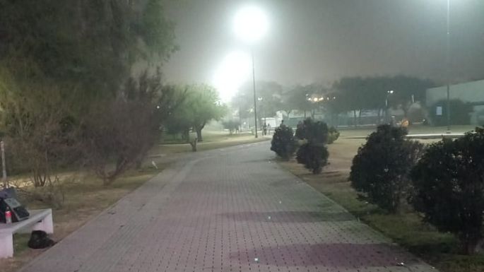 ¿Qué es lo que cubrió el cielo de la ciudad esta tarde?