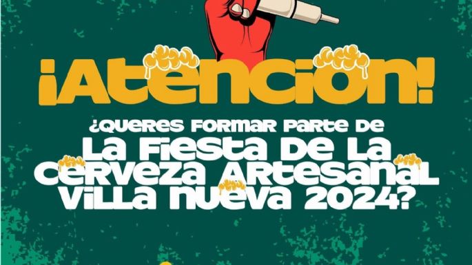 Convocan a participar de la Fiesta de la Cerveza Artesanal