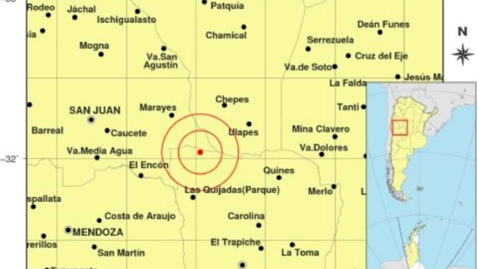 Fuerte sismo se sintió en varios puntos de la geografía cordobesa