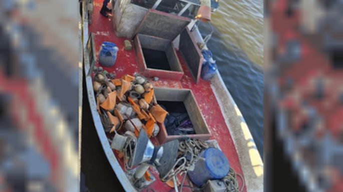 Incautaron casi una tonelada de cocaína en un barco cerca del puerto de Montevideo