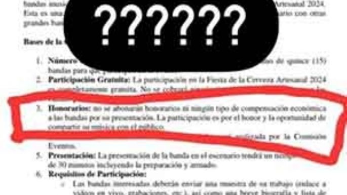No hay dinero para las bandas locales