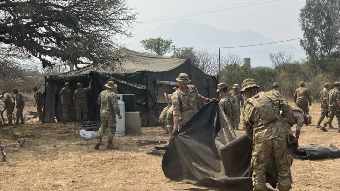 El Ejercito se suma a combatir los incendios en Córdoba